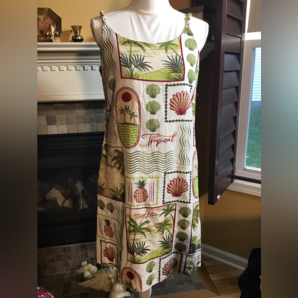 C & C of California  Linen Dress NWT  size small